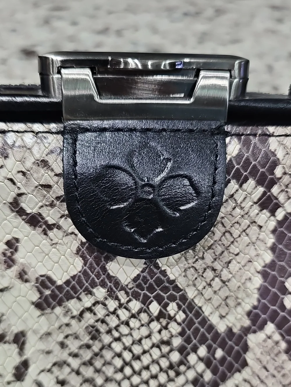 Patricia Nash Nela Frame Satchel - Python